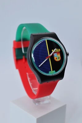 SIR SWATCH19 Originales Nuevo Gent SUOB169 Unisex Multicolor 3ATM Cuarzo Analógico Foto 1 de 4