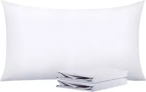 NTBAY King Kissenbezug Set - 2er Pack gebürstete Mikrofaser 20x36 Kissenbezüge - weich, - Bild 1 von 12