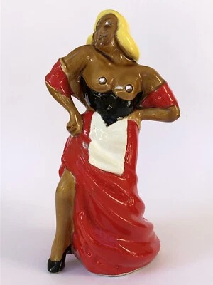 Superbe PICHET DANSEUSE en CERAMIQUE VALLAURIS signé FERLAY années 50-60 VINTAGE - Photo 1/4