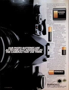Pubblicità Stampa Vintage Anni 80 ~ Batterie Foto Duracell ~ Tecnicamente Avanzata... - Foto 1 di 1