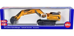Liebherr 976 Hydraulic Excavator Yellow 1/87 (HO) Diecast Model by Siku - Picture 1 of 12