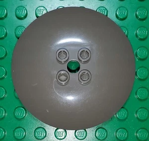 Lego 44375A Plato 6 x 6 Radar Invertido Pernos Huecos Antiguo Gris Oscuro 45375 - Imagen 1 de 2