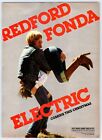 1979 ROBERT REDFORD JANE FONDA ELECTRIC Vintage 8"X11" Magazine Ad 1970's HCF3