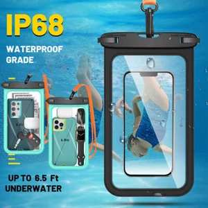 Waterproof Case Dry Bag For iPhone 16 15 14 13 Pro Max Samsung S25 S24 S23 Ultra - Picture 1 of 14