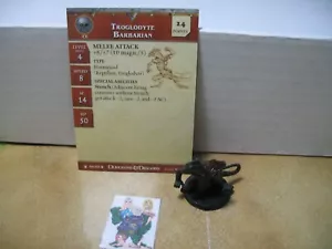=Dungeons and Dragons D&D UNDERDARK Troglodyte Barbarian 59/60 con tarjeta= - Imagen 1 de 1
