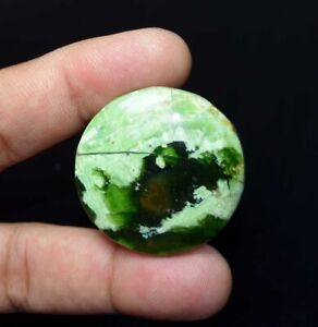 Chrome Chalcedony 56.20 Cts 100% Natural Chrome Chalcedony Cabochon Loose stone