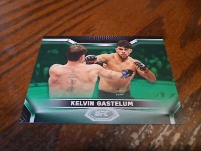 2020 Topps UFC Knockout Green Parallel Card #73/88 Kelvin Gastelum #48 - Image 1 of 3