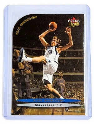 2003-04 Fleer Ultra Gold Medallion #84 Dirk Nowitzki Dallas Mavericks HOF - Image 1 of 2
