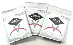 Black Diamond Mandolin Strings 3 Sets Silver Wound Loop End .0095-.035 - Picture 1 of 5
