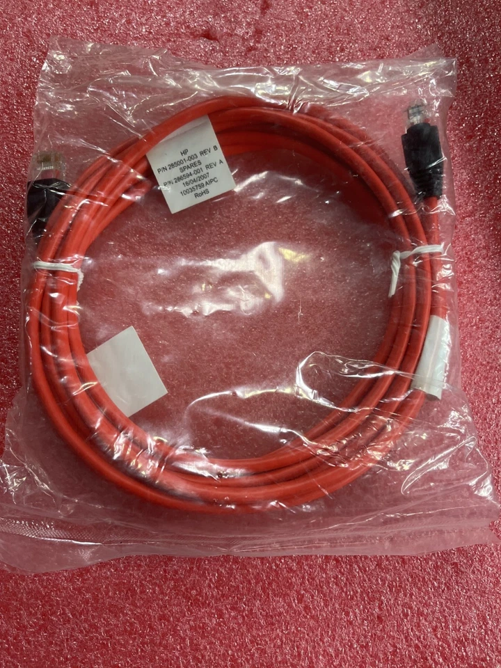 285001-003 HP Cat-5 RJ-45 Ethernet Interface Cable Foto 1 de 1