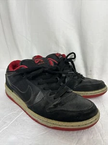 Größe 9,5 - Nike SB Dunk Low Pro schwarz Zement 2015 Zucht Retro rammellzee - Bild 1 von 22