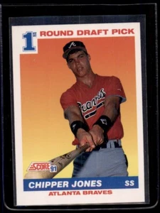 1991 Score #671 Chipper Jones RC - Picture 1 of 2