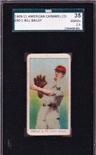 SGC 2.5 1909-10 1909 E90-1 E90 American Caramel BILL BAILEY, St. Louis