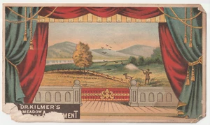 1880s Dr Kilmer's Victorian Trade Card Meadow Plant Anointment Medical Cure-All - Picture 1 of 2
