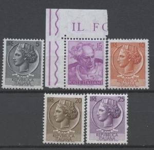 No: 59903 - ITALIA - LOTE DE 5 SELLOS ANTIGUOS - ¡ESTAMPILLADA SIN MONTAR O NUNCA MONTADA!¡! - Imagen 1 de 1