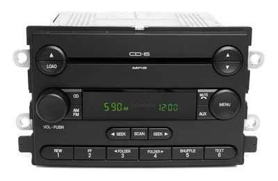 Ford Five Hundred Montego 2006-2007 OEM AM FM 6 reproductor de CD 6G1T-18C815-BB Foto 1 de 4