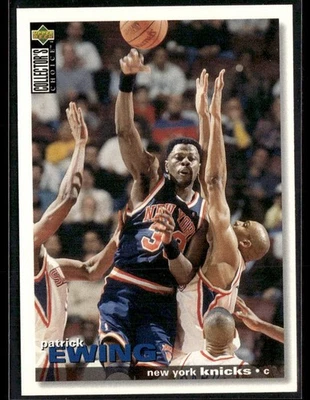 1995-96 Collector's Choice #244 Patrick Ewing Knicks Basketball Card 3202D - Image 1 of 2