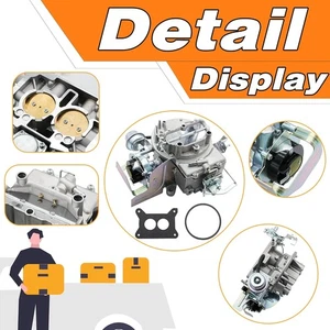 Carburador de dos barriles carburador de 2 barriles para Ford 289 302 351 Cu Jeep EE. UU. 2100 - Imagen 1 de 7
