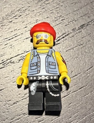 Lego Collectible Minifigures Series 10: MOTORCYCLE MECHANIC 71001. Near Mint. - Image 1 of 2