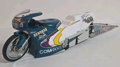 Pro Stock Mac Tools Collector Club 1999 motocicleta Antron marrón y Troy Vincent Foto 1 de 4