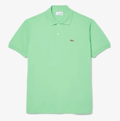 Polo Uomo Manica Corta Lacoste Classic Fit L1212 TTF Verde - Imagen 1 de 4