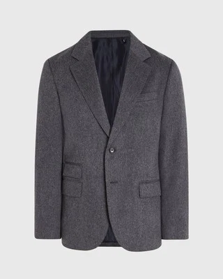 New Club Monaco Luxe Blazer Veste Wool Cashmere Dark Gray Size 40 Charcoal $698 - Image 1 of 4