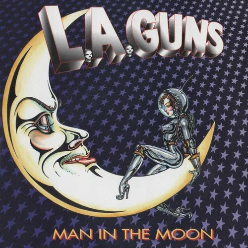LA Guns - Man In The Moon [Used Very Good Vinyl LP] Colored Vinyl, Ltd Ed, Red, Foto 1 de 1