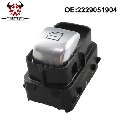 Window Switch Passenger Side | Front | Plastic For Mercedes-Benz S500 2015-2018 - Imagem 1 de 4