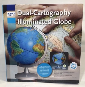 11" Dual-Cartography LED Illuminated Globe:  Model:  EDU-2837 - Picture 1 of 4