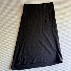 Eileen Fisher Stretch Wool Midi Skirt XS XSP PXS Charcoal Gray Capsule - Picture 1 of 4