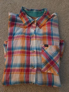 Hurley kariertes gestreiftes Damenhemd. Größe S. - Bild 1 von 3