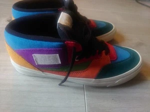 VANS HALF CAB 33 DX 30TH ANNIVERSARY MULTICOLOUR SNEAKERS SIZE 9 - Picture 1 of 7