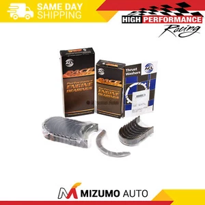ACL Race Main Rod Bearings Fit 86-00 Honda Acura 1.6 D16A6 D16Y5 D16Y7 D16Y8 Z6 - Picture 1 of 9