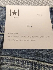 Banana Republic Jeans Slim mid rise Slim Leg blue organic cotton 40 x 34 - Picture 1 of 12