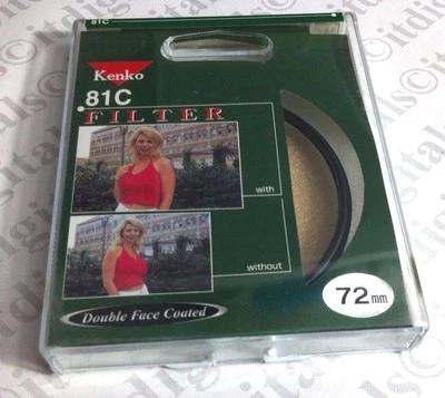 Genuine Kenko 72mm Warming 81C 81-C 81 C Orange Glass Lens Filter 72 mm Japan  - Image 1 of 3