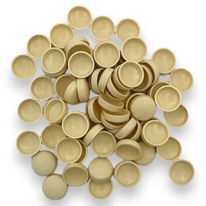 Marl Beige, zweiteilig matt 10/12g Kuppel Schraube Druckknopflasche ™ Abdeckung Unicaps Kunststoff - Bild 1 von 3