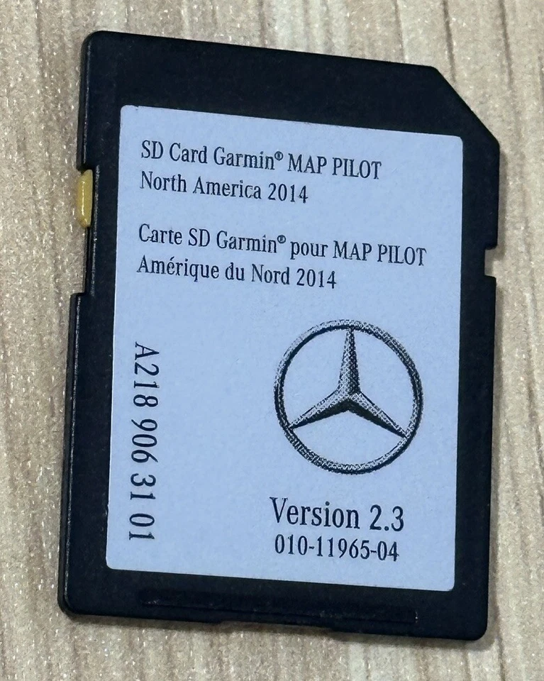 MERCEDES EBNZ NAVIGATION SD CARD A2189063101 / A218 906 31 01 - Image 1 of 1