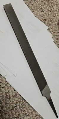 Vintage Nicholson 05158 Half Round Smooth Hand File 12" - Made in USA - Image 1 of 4