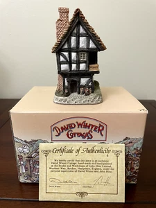 David Winter SPINNER'S COTTAGE Box COA 1984 Vintage UK - Bild 1 von 6