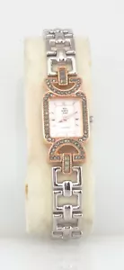 Reloj de vestir Bill Robinson BR 2014 para mujer de cuarzo marcasita de 2 tonos NUEVO vintage - Imagen 1 de 8
