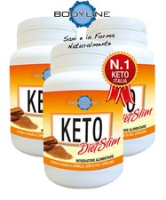 KETO DIET SLIM 3 CONF. dimagrante CHETOSI. Limita ZUCCHERI e CARBOIDRATI.Chetoni