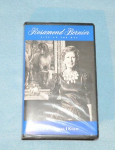 Rosamond Bernier - Live at the Met: The Matisse I Knew - VHS - Picture 1 of 3