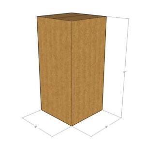 8x8x17 New Corrugated Boxes for Moving or Shipping Needs 32 ECT