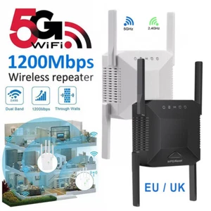 1200Mbps WLAN Repeater Router Range Wifi Signal Verstärker Access Point Booster - Bild 1 von 21