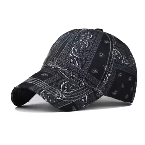 Gorras de béisbol ajustables estampadas de cachemira con correa trasera de perfil bajo gorra sombrero - Imagen 1 de 21