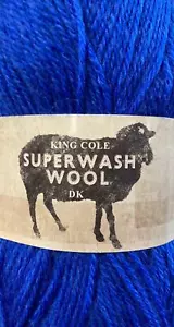 Reina Cole SUPERWASH LANA Hilo De Tejer Doble 50g - 2132 Real - Imagen 1 de 2