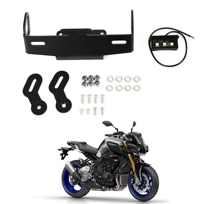 Motorcycle License Plate Holder Frame Bracket For Yamaha MT09/MT10/MT07 Tracer E - Image 1 of 4