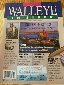 Walleye In-Sider Fishing Magazine, April. May., 1995, Flowage Walleyes.  - Bild 1 von 3