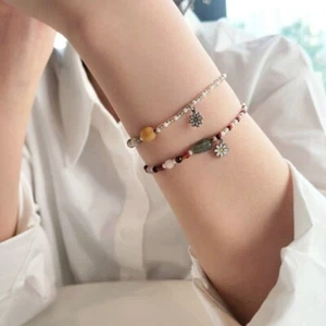 Anne of Green Gables gemstone beaded bracelet - Picture 1 of 18