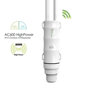 Ad Alta Potenza AC600 Outdoor Wireless Wifi Repeater AP Router Dualdand 2.4G + 5 - Zdjęcie 1 z 13